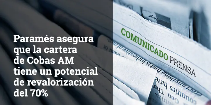 Prensa Cobas AM- Pontencial de revalorización 70 por ciento