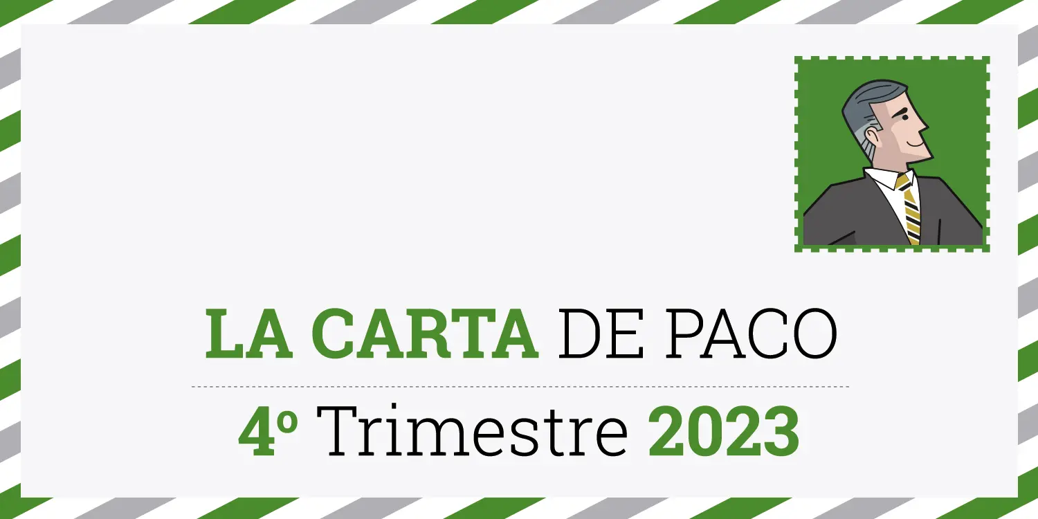 Carta de Paco a Jovenes Cuarto Trimestre 2023